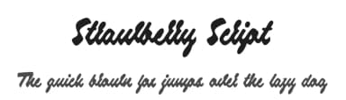 Strawberry Script by Måns Grebäck — Script Handwritten Font — thumbnail 1