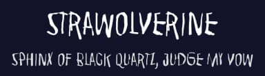 Strawolverine by Juha Korhonen — Script Handwritten Font — thumbnail 2
