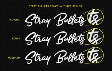 Stray Bullets Font by daniel.feldt — Script Handwritten Font — thumbnail 2