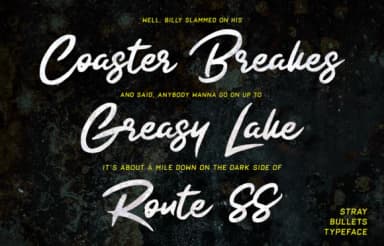 Stray Bullets Font by daniel.feldt — Script Handwritten Font — thumbnail 3