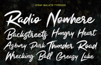 Stray Bullets Font by daniel.feldt — Script Handwritten Font — thumbnail 8