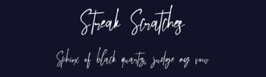 Streak Scratches by Kateeng Ciu — Script Handwritten Font — thumbnail 2