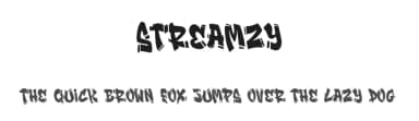 Streamzy by Blankids — Script Handwritten Font — thumbnail 1