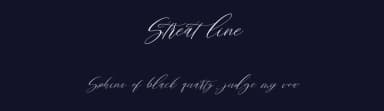 Streat line by mightype — Script Handwritten Font — thumbnail 2