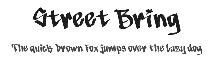 Street Bring by Studio Hello Good — Script Handwritten Font