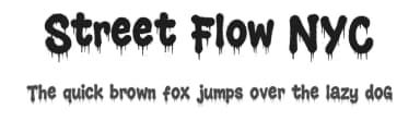 Street Flow NYC by Woodcutter — Script Handwritten Font — thumbnail 1