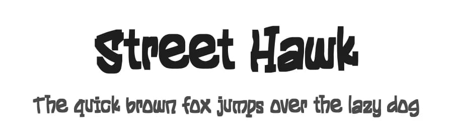 Street Hawk by selawetype — Script Handwritten Font