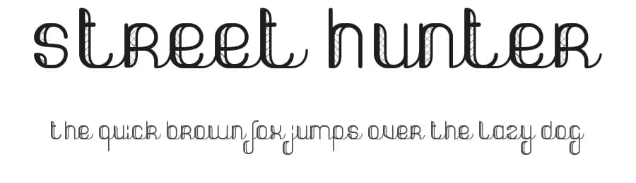 Street Hunter by Qkila — Script Handwritten Font