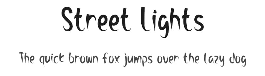 Street Lights by Morning Time Studio — Script Handwritten Font — preview 1
