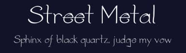 Street Metal by Evaldas Klupsas — Script Handwritten Font — thumbnail 2