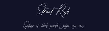 Street Rush by Erik Studio — Script Handwritten Font — thumbnail 2