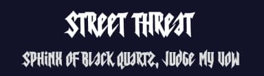 Street Threat by Chequered Ink — Script Handwritten Font — thumbnail 2