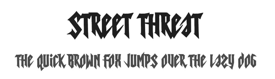 Street Threat by Chequered Ink — Script Handwritten Font