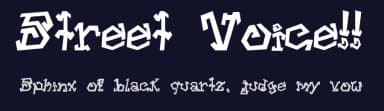 Street Voice!! by Mauricio Malacay — Script Handwritten Font — thumbnail 2