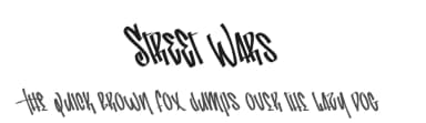Street Wars by semuthitam — Script Handwritten Font — thumbnail 1