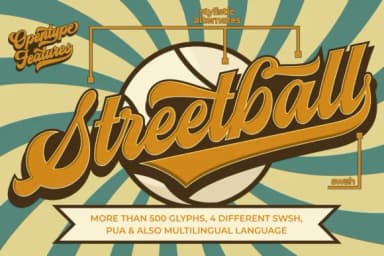 Streetball Font by RedyStudio — Script Handwritten Font — thumbnail 9