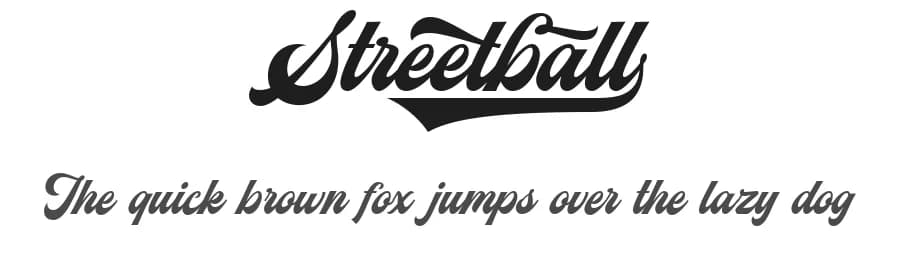 Streetball by Redy Studio — Script Handwritten Font