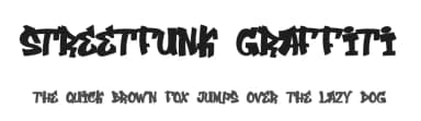 Streetfunk Graffiti by Kong Font — Script Handwritten Font — thumbnail 1