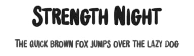 Strength Night by Mr Letters — Script Handwritten Font — thumbnail 1