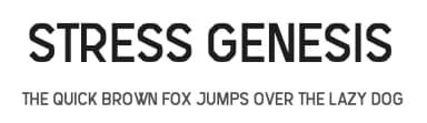 Stress Genesis by Chequered Ink — Sans Serif Font — thumbnail 1