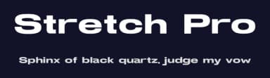 Stretch Pro by Jetsmax Studio — Sans Serif Font — thumbnail 2