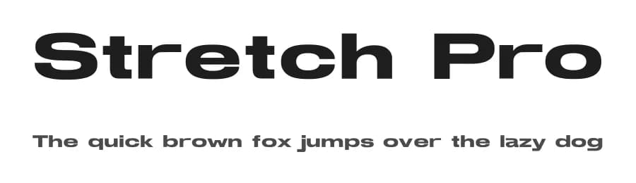 Stretch Pro by Jetsmax Studio — Sans Serif Font