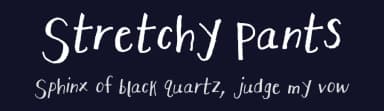 Stretchy Pants by FontPanda — Script Handwritten Font — thumbnail 2
