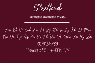 Stretford Font by 78soeef Design — Script Handwritten Font — thumbnail 2
