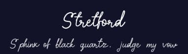 Stretford by Ahgo Studio — Script Handwritten Font — thumbnail 2