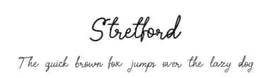Stretford by Ahgo Studio — Script Handwritten Font — thumbnail 1