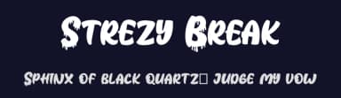 Strezy Break by Rvandtype — Script Handwritten Font — thumbnail 2