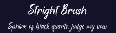 Stright Brush by MJB Letters — Script Handwritten Font — thumbnail 2