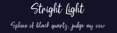 Stright Light by Milea Sajojo — Script Handwritten Font — thumbnail 2