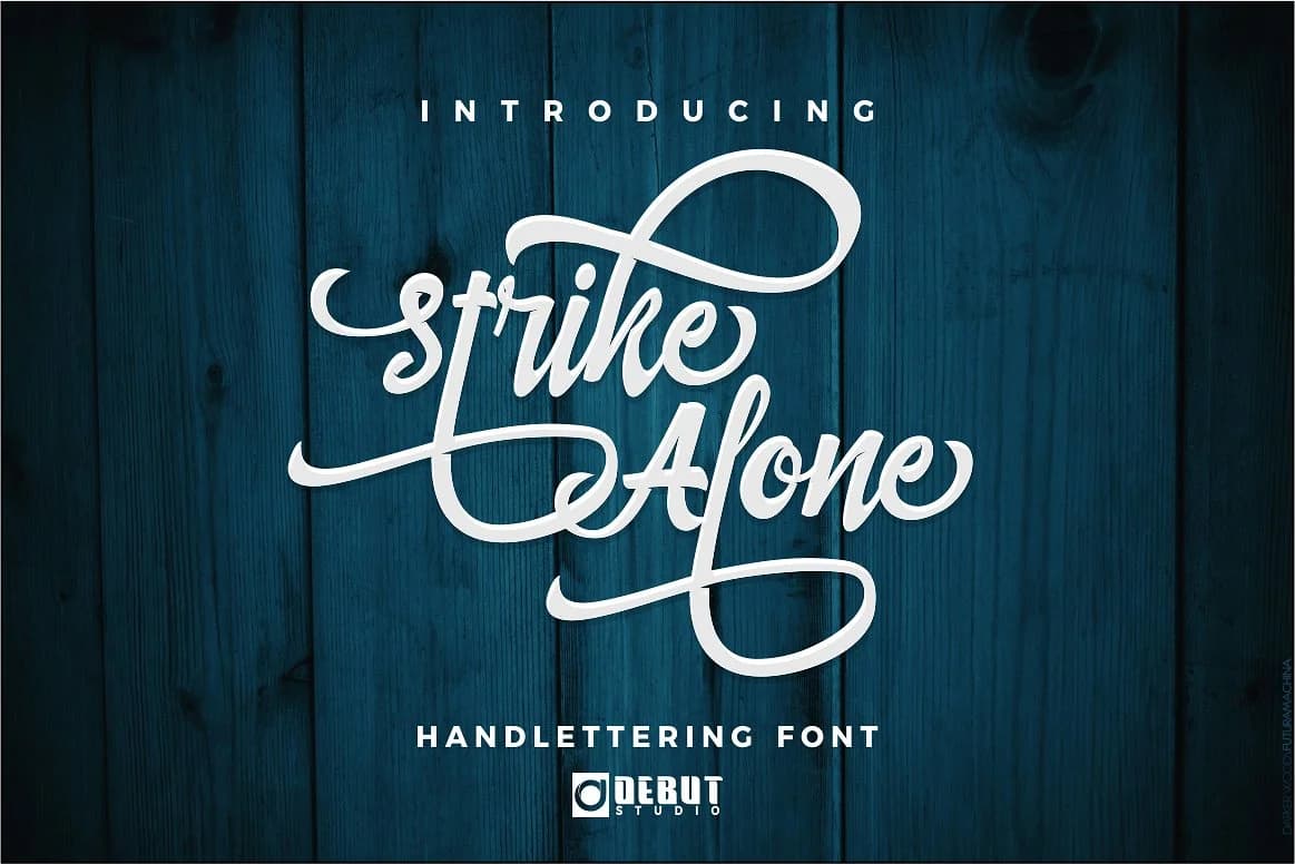 Strike Alone Font by Debut Studio — Script Handwritten Font