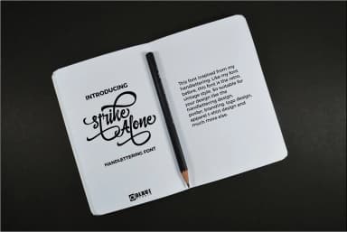 Strike Alone Font by Debut Studio — Script Handwritten Font — thumbnail 2