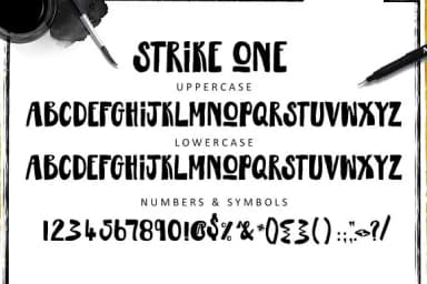 Strike One Font by Creativeqube Design — Script Handwritten Font — thumbnail 1