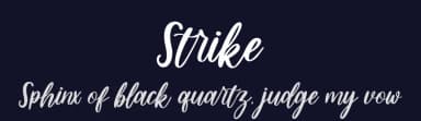 Strike by Skiiller Studio — Script Handwritten Font — thumbnail 2