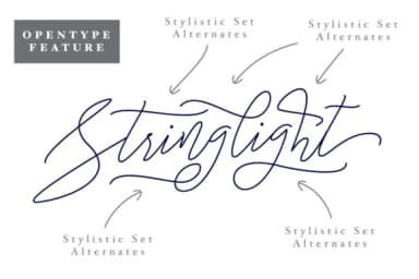 Stringlight Font by riversidetypefoundry — Script Handwritten Font — thumbnail 3