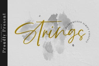 Strings Font by Bluestudio — Script Handwritten Font — thumbnail 1