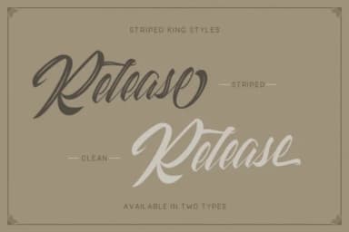 Striped King Font by CreatypeStudio — Script Handwritten Font — thumbnail 2