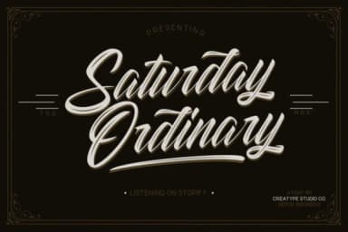 Striped King Font by CreatypeStudio — Script Handwritten Font — thumbnail 3