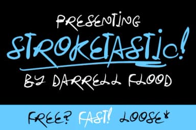Stroketastic Font by Dadiomouse — Script Handwritten Font — thumbnail 1