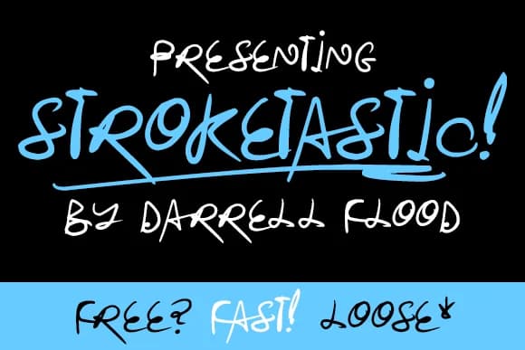 Stroketastic Font by Dadiomouse — Script Handwritten Font