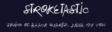 Stroketastic by Hawtpixel — Script Handwritten Font — thumbnail 2