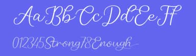 Strong Enough by epiclinez — Script Handwritten Font — thumbnail 3