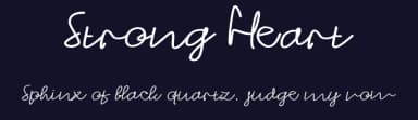 Strong Heart by Rafantype Studio — Script Handwritten Font — thumbnail 2