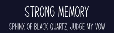 Strong Memory by Md Shohail Bhuian — Script Handwritten Font — thumbnail 2