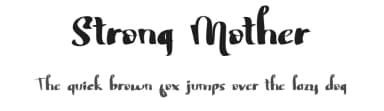 Strong Mother by Nuryanto Dwi — Script Handwritten Font — thumbnail 1