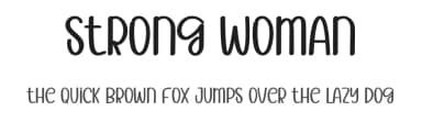Strong Woman by PiPi Creative STUDIO — Script Handwritten Font — thumbnail 1