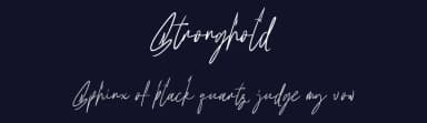 Stronghold by Aqeel_Art — Script Handwritten Font — thumbnail 2